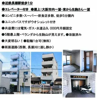 アイスル長瀬【2号室】の間取り