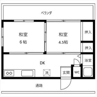 第3藤井荘【2階】の間取り