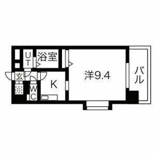 SEALS【210号室】の間取り