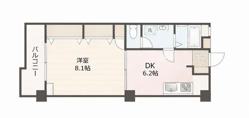 第5よしみビル【502号室】の間取り