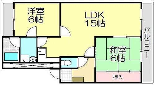 ハイツエクセルⅡ番館【301号室】の間取り