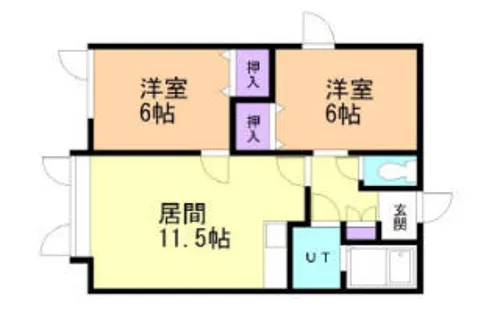 プレル・マルシェ【2階】の間取り