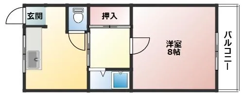 神吉文化【7号室】の間取り
