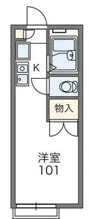 MITO【103号室】の間取り