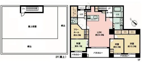 アパタワーズ神戸三宮【20階】の間取り