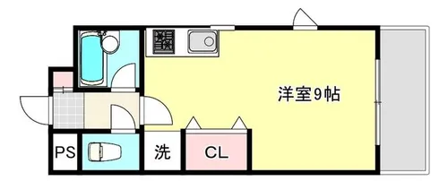 第63川崎ビル【605号室】の間取り