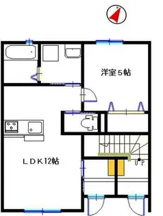 セカンドハーベスト【1階】の間取り