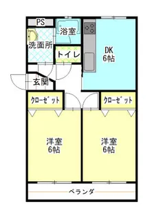 イヅミマンション【202号室】の間取り