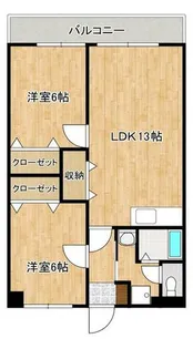 ふぁみーる志徳【3階】の間取り