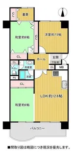 かもめ第一コーポ12号棟【12階】の間取り