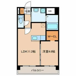 WISTERIA SUITE【0803号室】の間取り