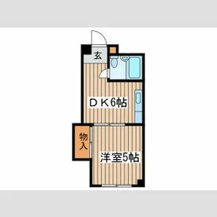 メイゾン麻生【202号室】の間取り