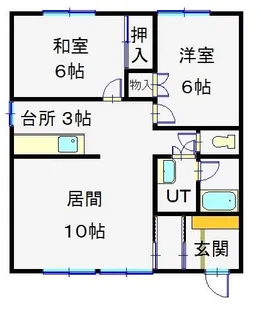 Cort63【101号室】の間取り