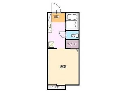 甲南ハイツ【2階】の間取り