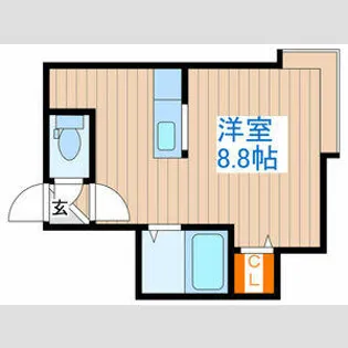 グランシュールA【2階】の間取り