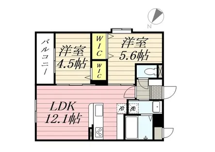 LUXCAS大橋【0501号室】の間取り