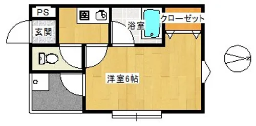 藤井マンション【302号室】の間取り