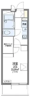 レオパレスHARADAⅡ【1階】の間取り