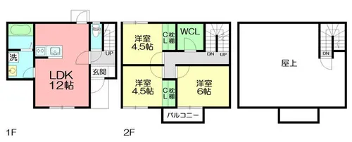 YouMeTerrace酒殿駅前【B号室】の間取り