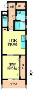 バートンハウス西大寺北町【1階】の間取り