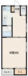 シャルレ岡町【4階】の間取り