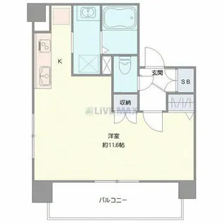 アルファスクエア中島公園【6階】の間取り