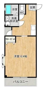 クレール和白【202号室】の間取り