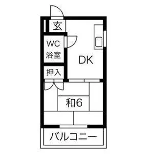 プレアール瓜破西【3-C号室】の間取り