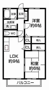 サンガーデン豊中【2階】の間取り