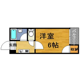 ロイヤルヴィラ昭和町【6階】の間取り