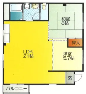 福ビル2【2階】の間取り