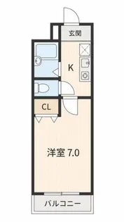 ヴィア・シミズ【102号室】の間取り