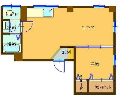 エボリューション高田【302号室】の間取り