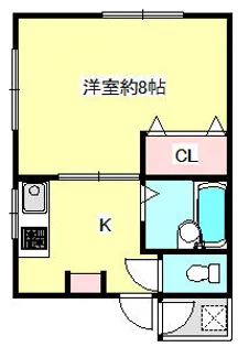 シダー真野【2階】の間取り
