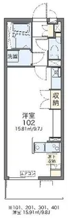 レオネクストORCHID T【4階】の間取り