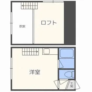 クルーズハウス元町西【103号室】の間取り
