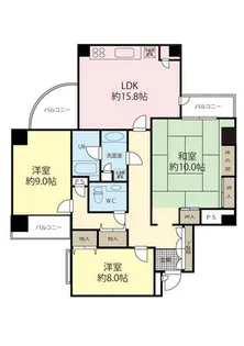 KBコンフォート三条【401号室】の間取り