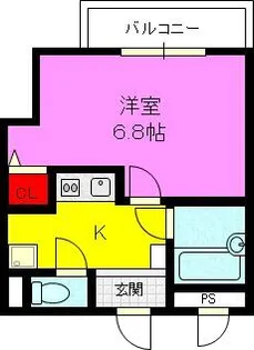 ドリームネオポリス北鴻池【304号室】の間取り