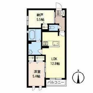 シャーメゾン セゾンヴェール【2階】の間取り
