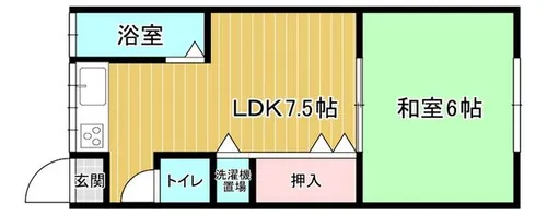 榎本文化【A-101号室】の間取り