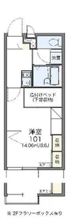 レオパレスメロンヴィーブル【1階】の間取り
