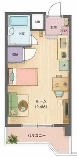 大田町スカイマンション【6階】の間取り