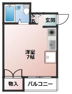 ユニティ園田【101号室】の間取り