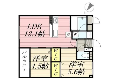 LUXCAS大橋【0402号室】の間取り