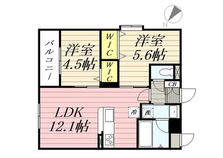 LUXCAS大橋【0301号室】の間取り