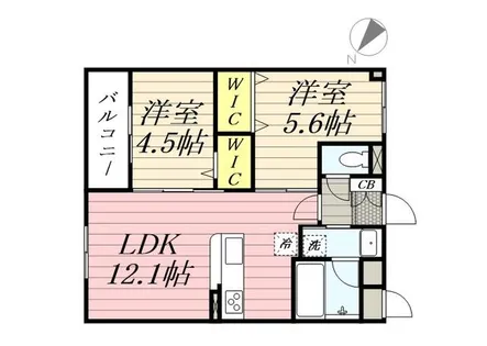 LUXCAS大橋【0303号室】の間取り