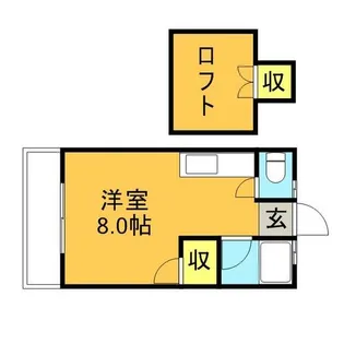 グランピア和白東【205号室】の間取り