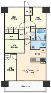 リビオ堺ステーションフロント【2階】の間取り