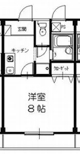 グランデージすみれ【103号室】の間取り