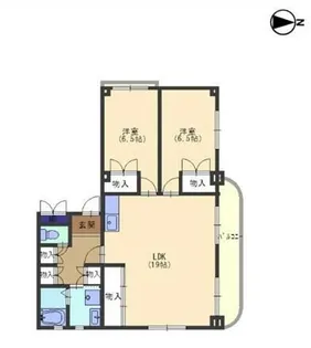 雅マンションパートⅠ【3階】の間取り